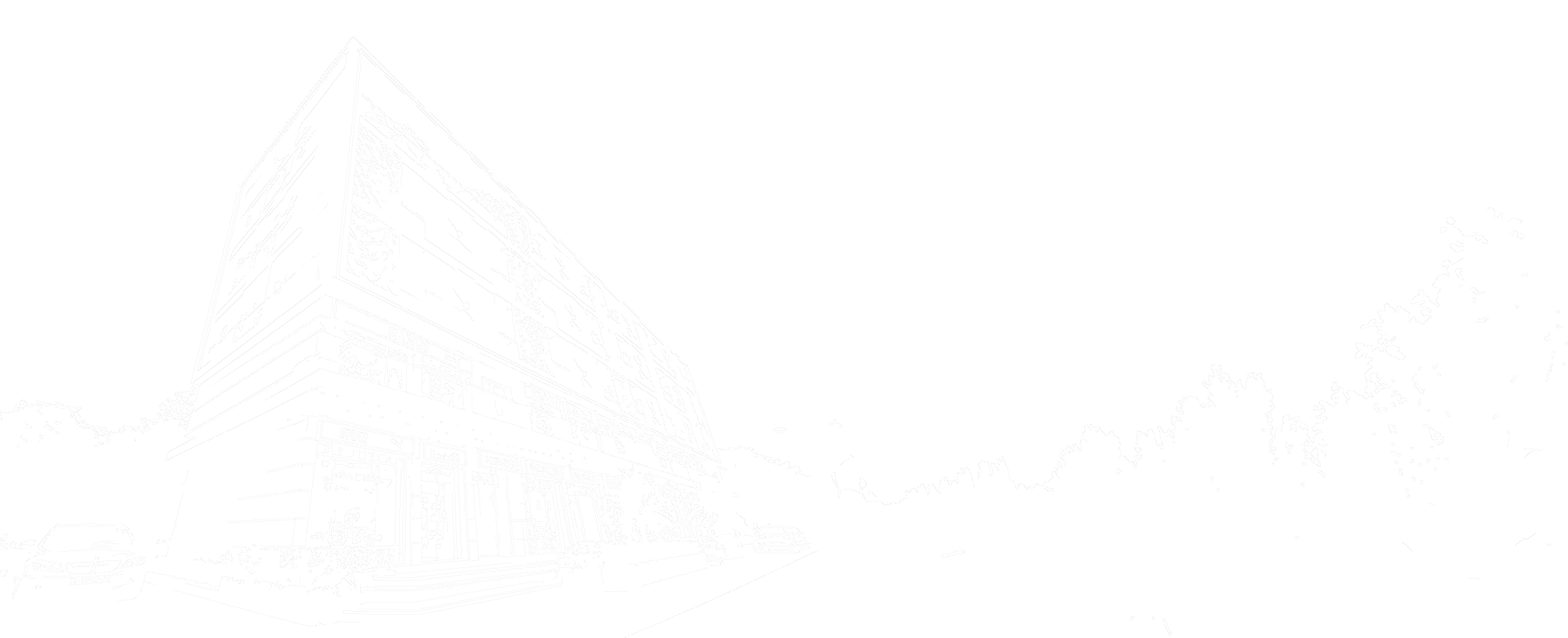 decorative building silhouette