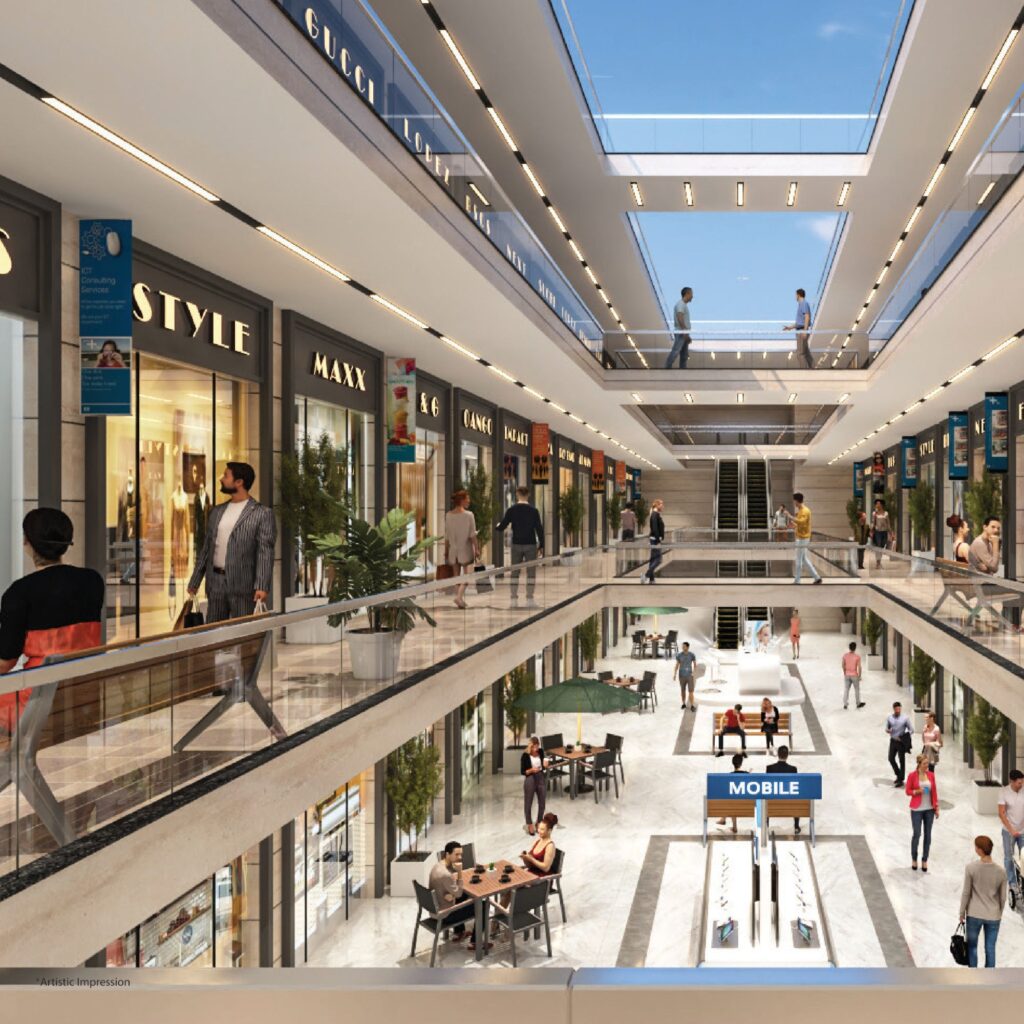 Capital Square — Skylit Shopping Atrium