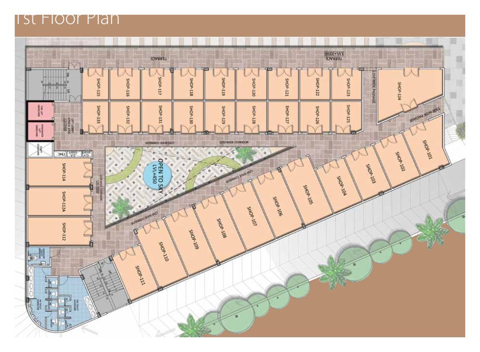 Elegante — First Floor Plan