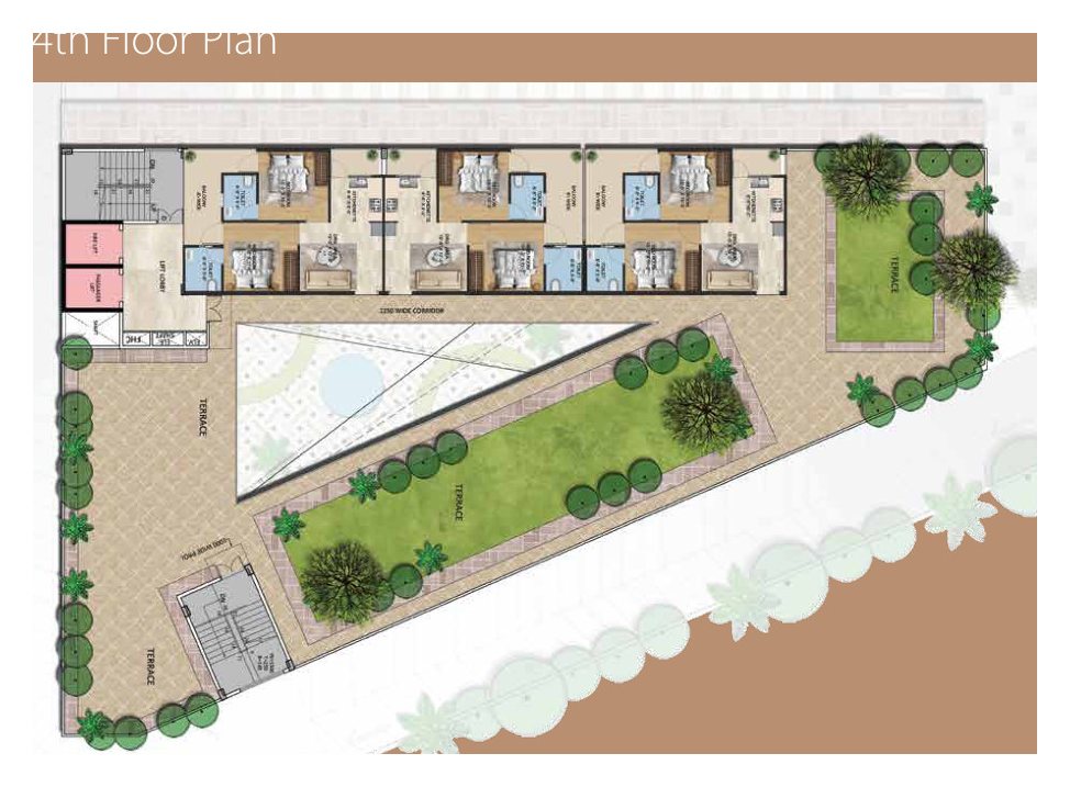 Elegante — Fourth Floor Plan