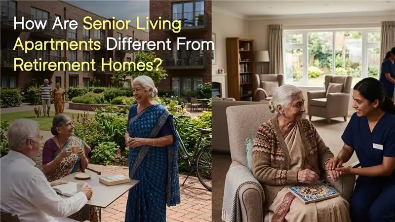 How Are Senior Living Apartments Different from Retirement Homes?