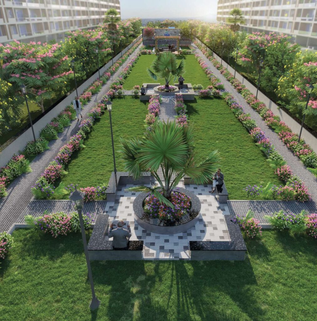 The Majestic — Landscaped Garden