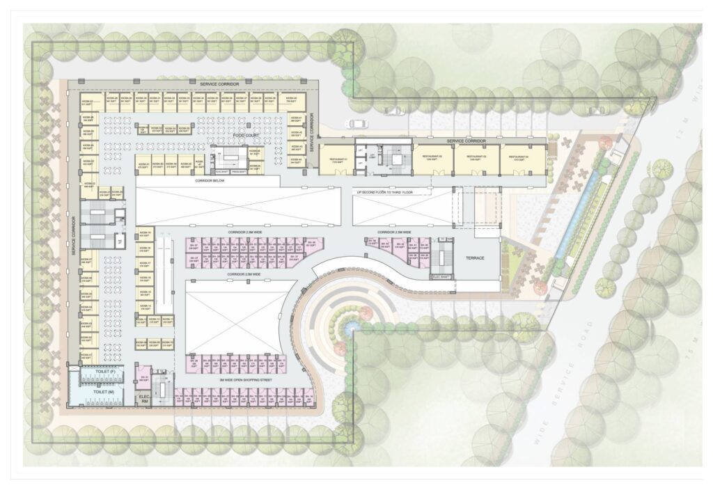Marine Square — Second Floor Plan