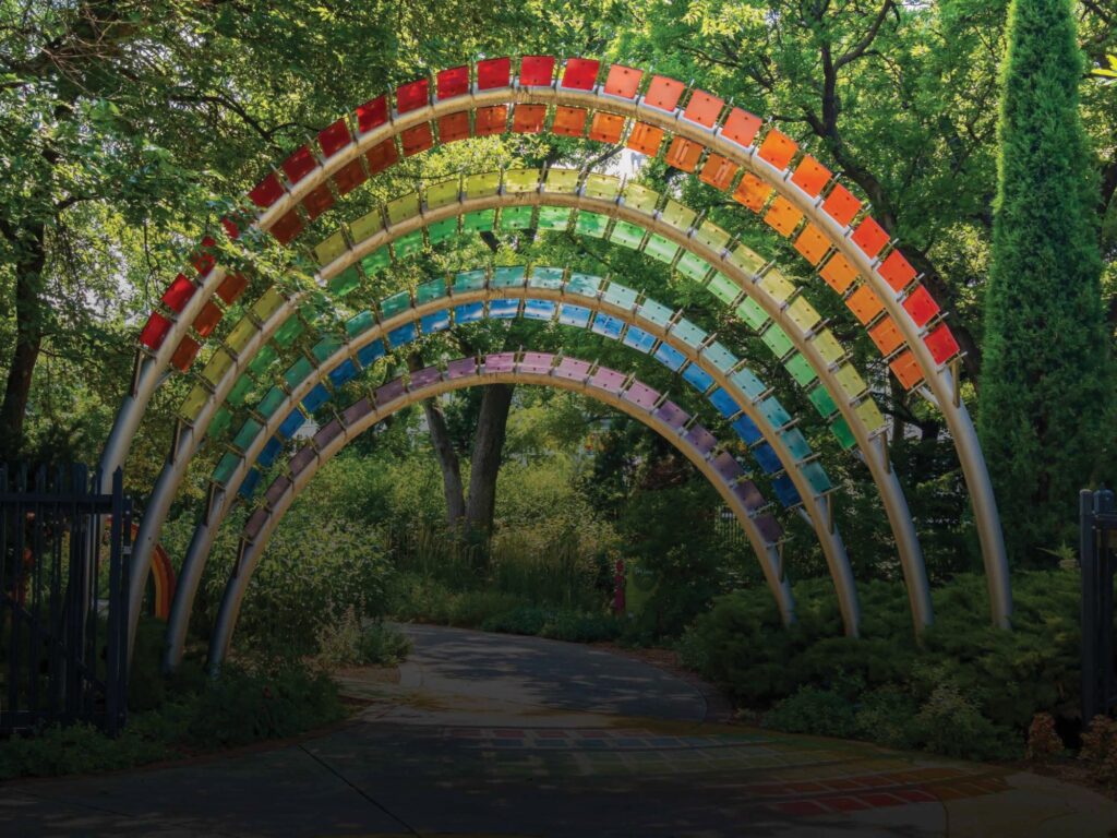 Mega City — Rainbow Arch Walkway