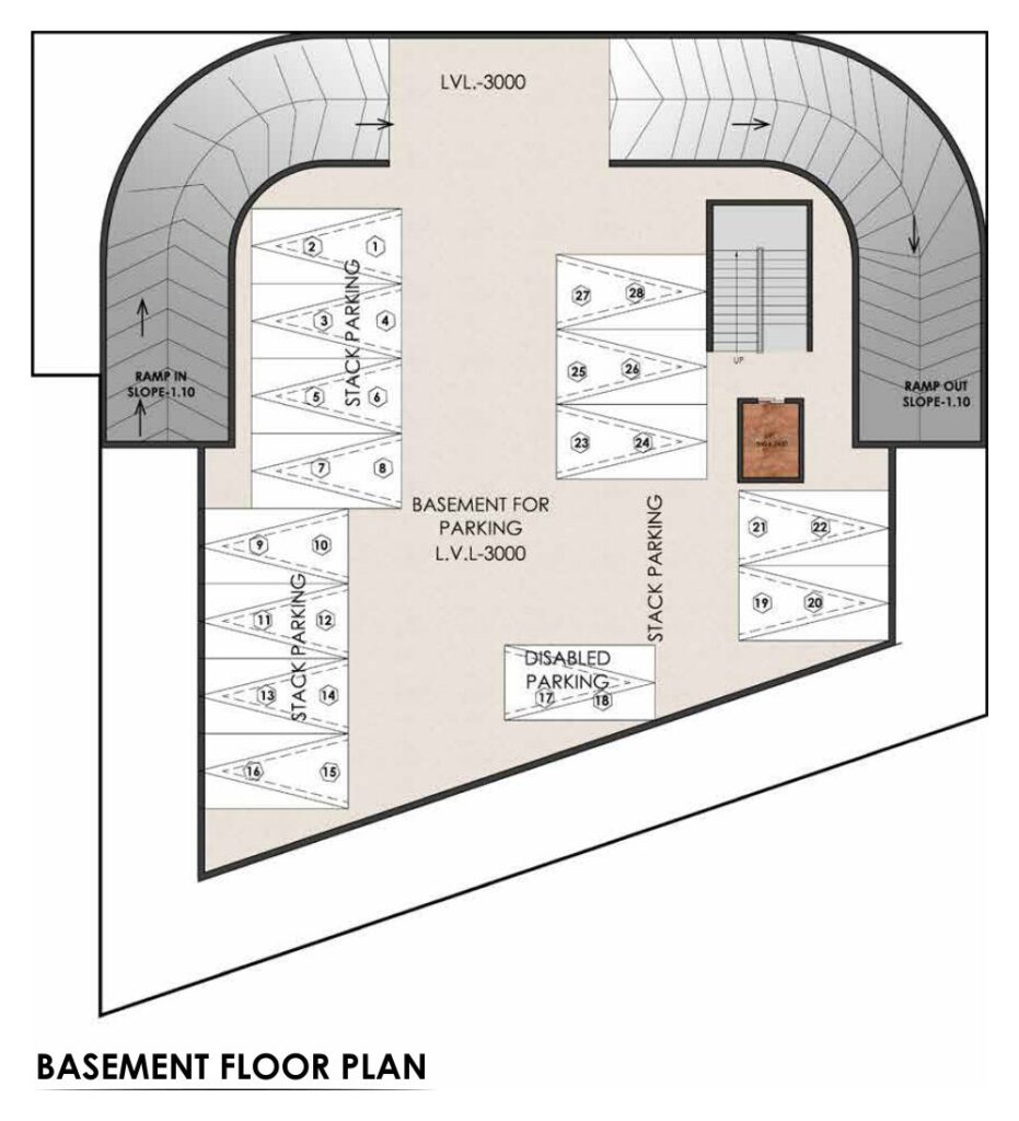 Pride Avenue — Basement Floor Plan