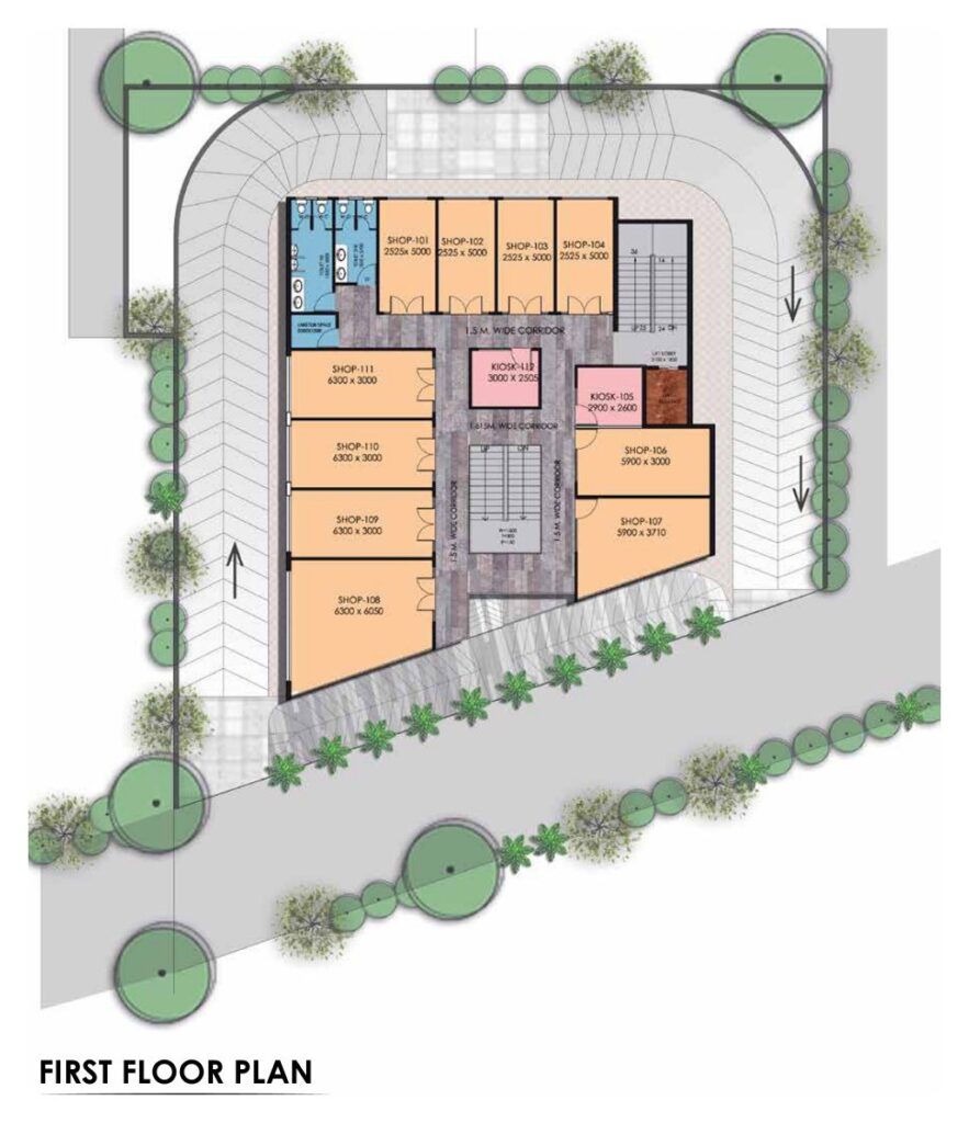 Pride Avenue — First Floor Plan