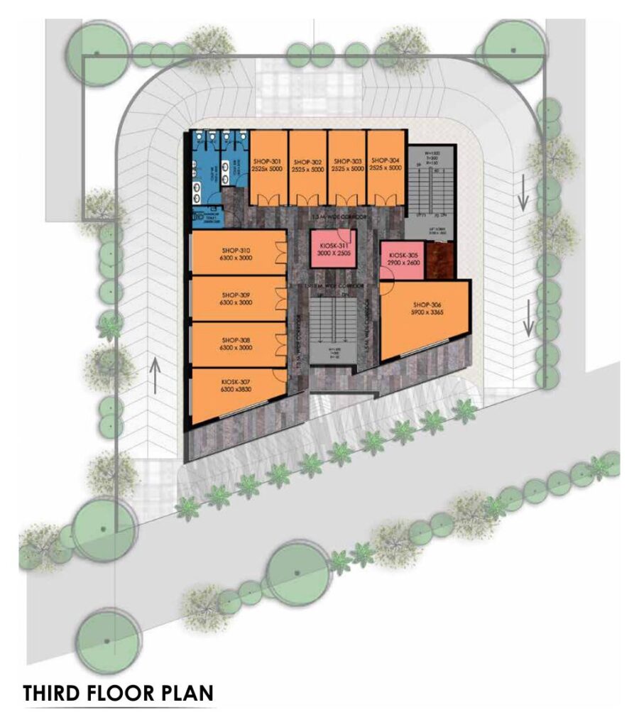 Pride Avenue — Third Floor Plan