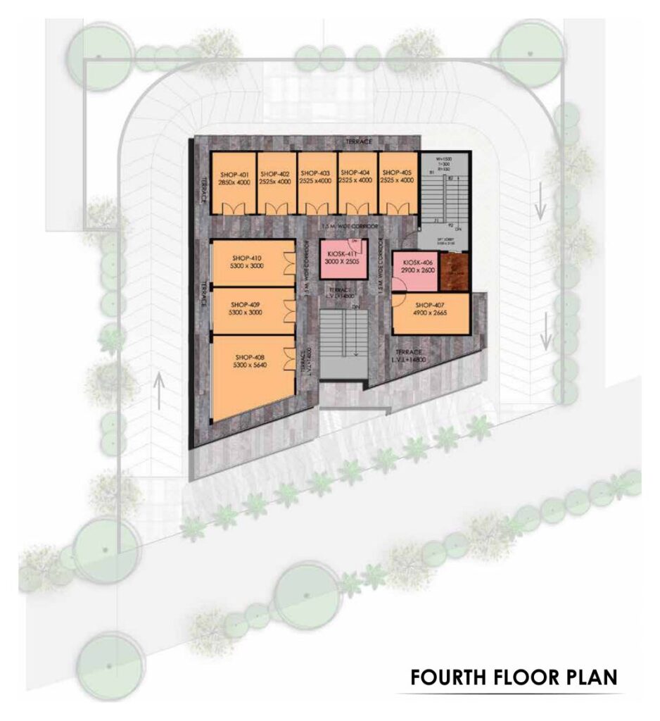 Pride Avenue — Fourth Floor Plan