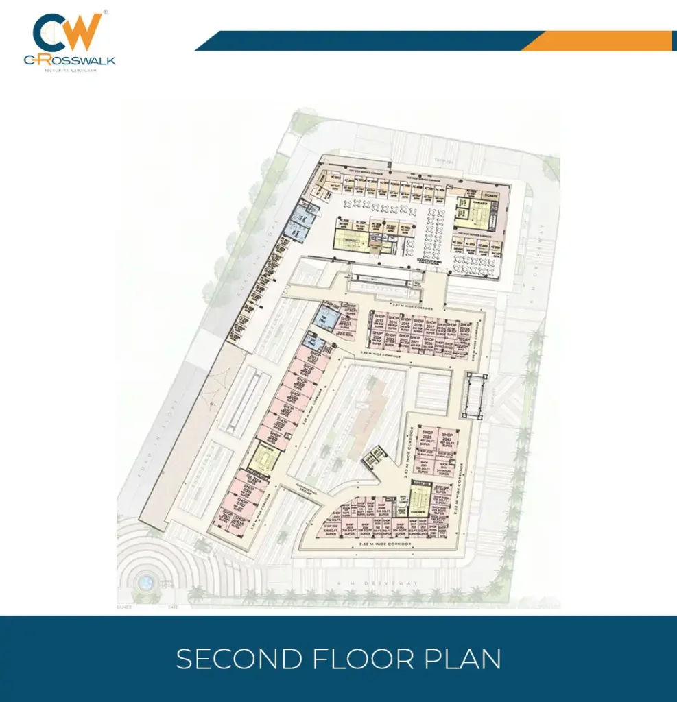 Crosswalk — Second Floor Plan