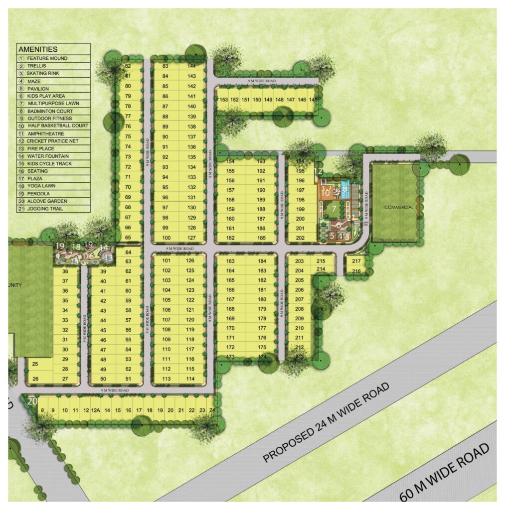 The Pearl — Layout Plan